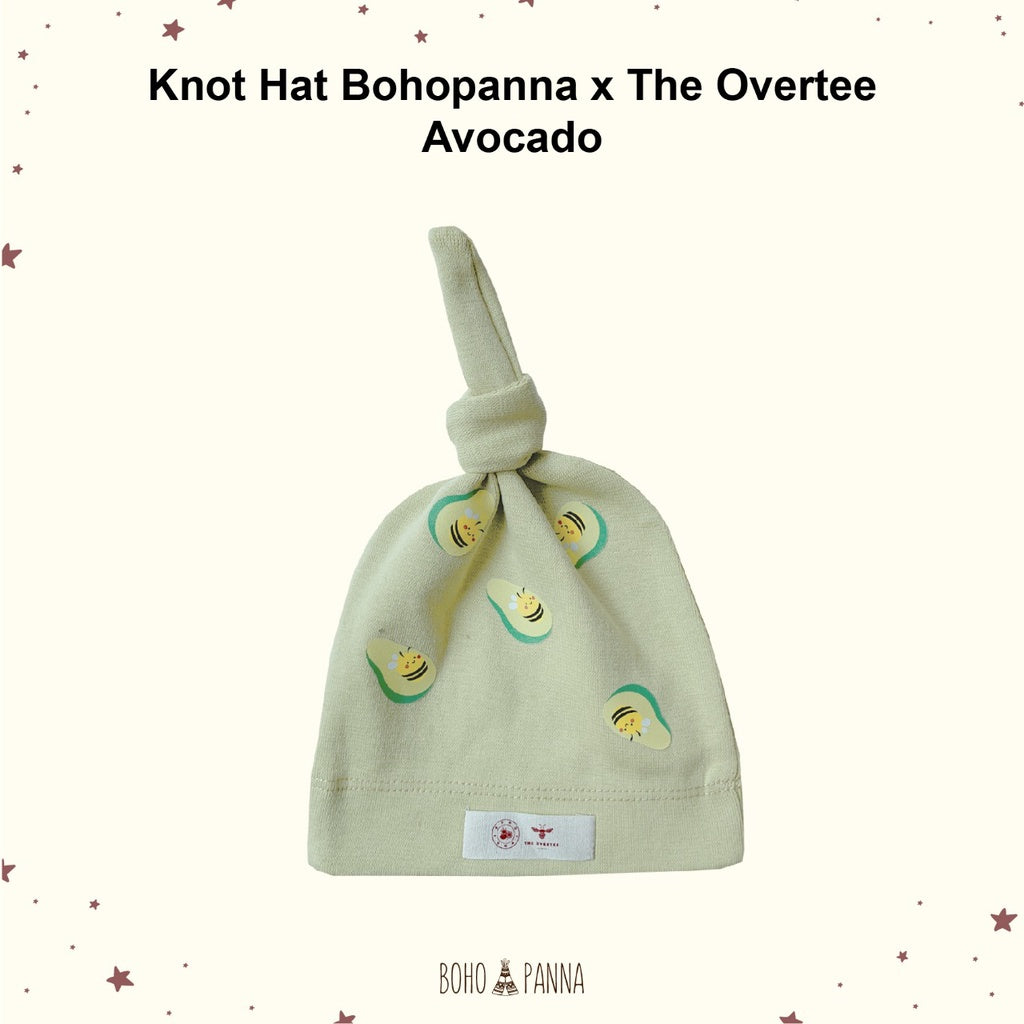 Bohopanna Knot Hat Topi Bayi 0-1 Tahun Polos Motif