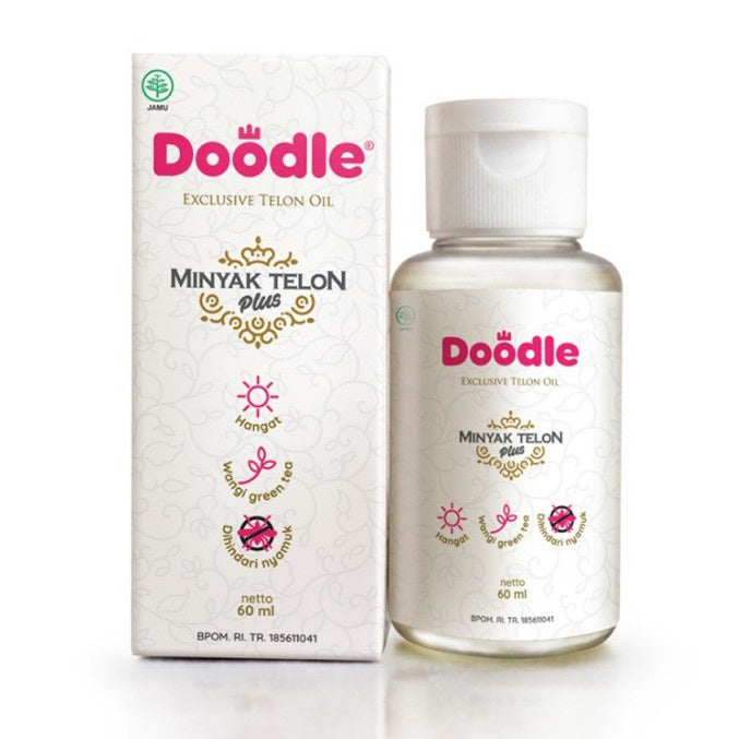 Doodle Exclusive MinyakTelon Doodle Oil 60ml 100ML 250ml TELON DOODLE ROLL ON 10ML TRAVEL SIZE