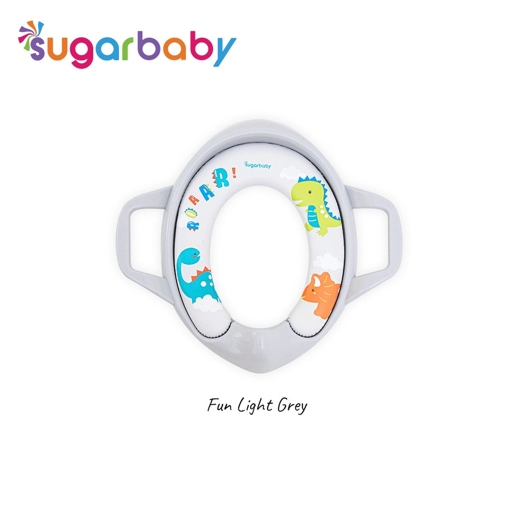 Sugar Baby Potty  handle Seat Toilet Training With Handles & Splash Guard / Dudukan Toilet Anak