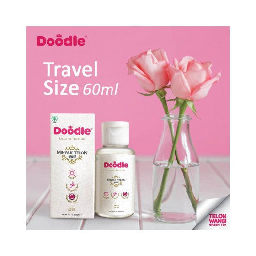 Doodle Exclusive MinyakTelon Doodle Oil 60ml 100ML 250ml TELON DOODLE ROLL ON 10ML TRAVEL SIZE
