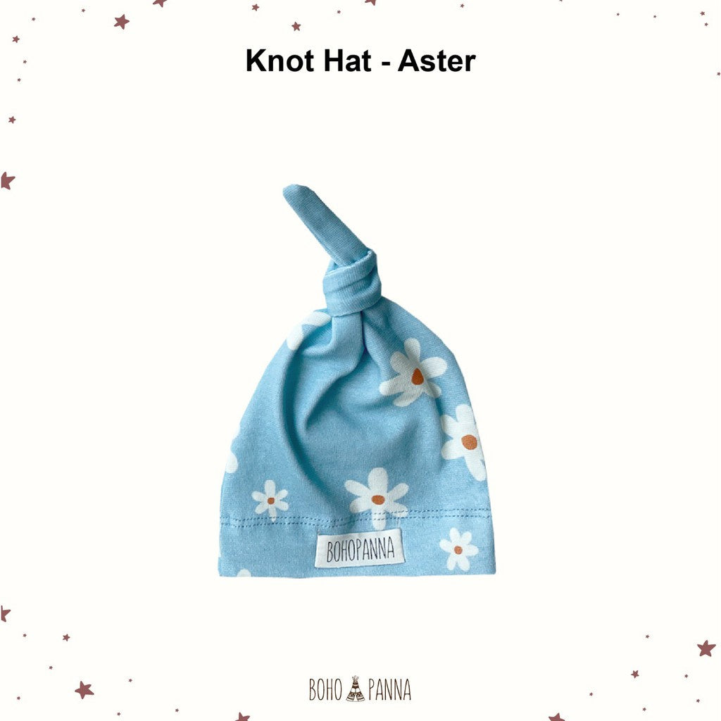 Bohopanna Knot Hat Topi Bayi 0-1 Tahun Polos Motif
