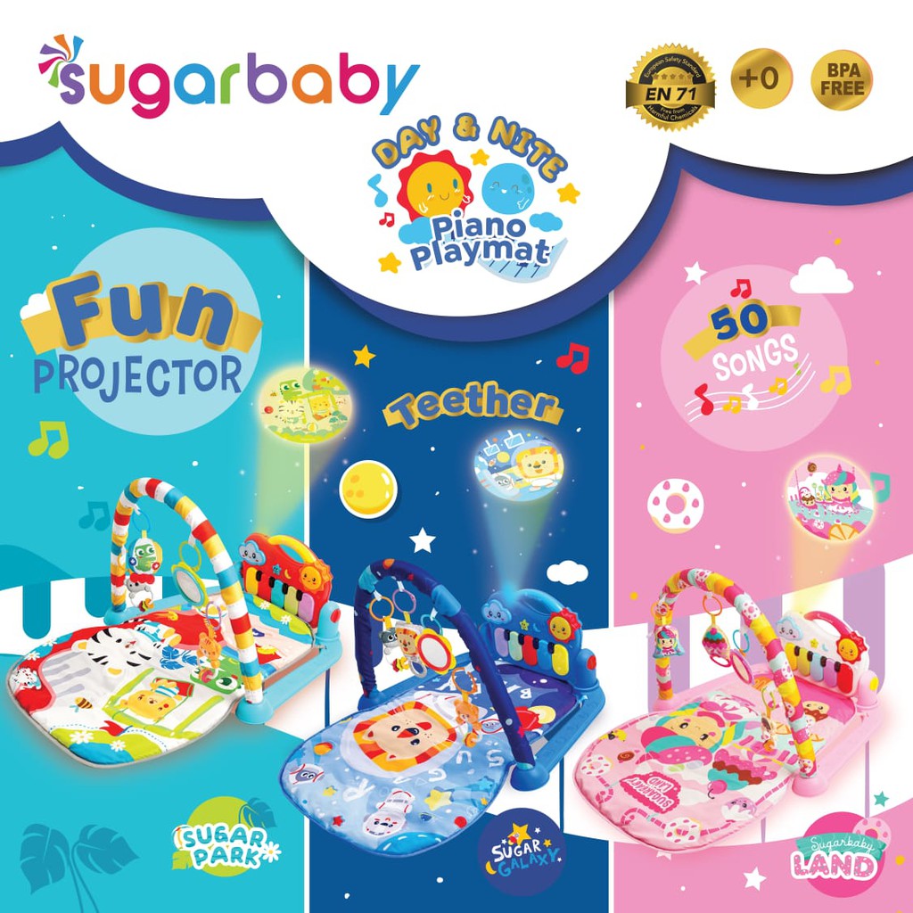 Sugar Baby All in 1 Piano Playmat / Spacebaby Mastela Smartstart Playgym / SpaceBaby SB8017 SB8013