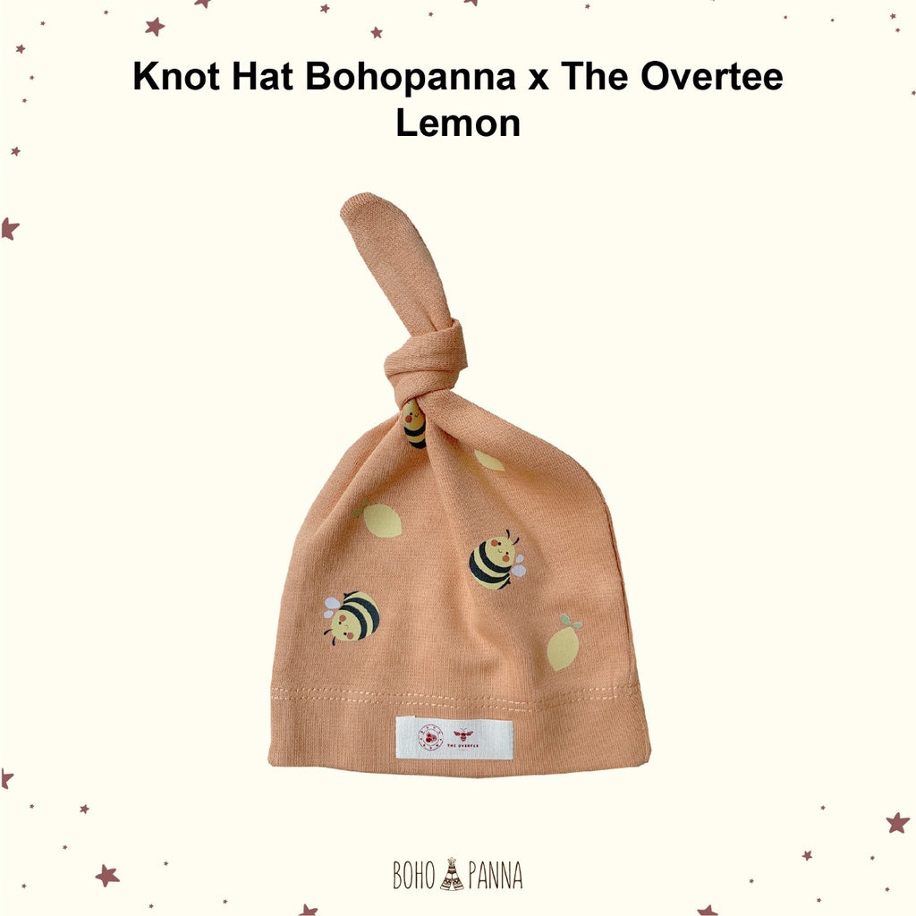 Bohopanna Knot Hat Topi Bayi 0-1 Tahun Polos Motif