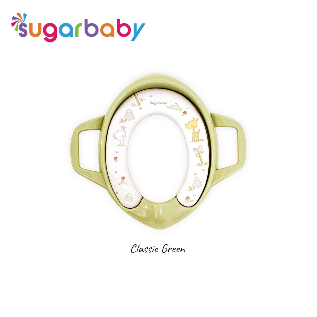 Sugar Baby Potty  handle Seat Toilet Training With Handles & Splash Guard / Dudukan Toilet Anak