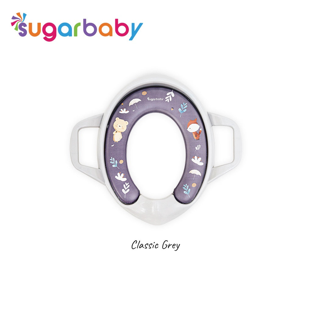 Sugar Baby Potty  handle Seat Toilet Training With Handles & Splash Guard / Dudukan Toilet Anak
