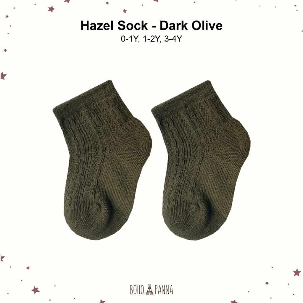 BohoPanna Hazel Socks 0-3Y Rajut Kaos Kaki Sock Bayi Anak