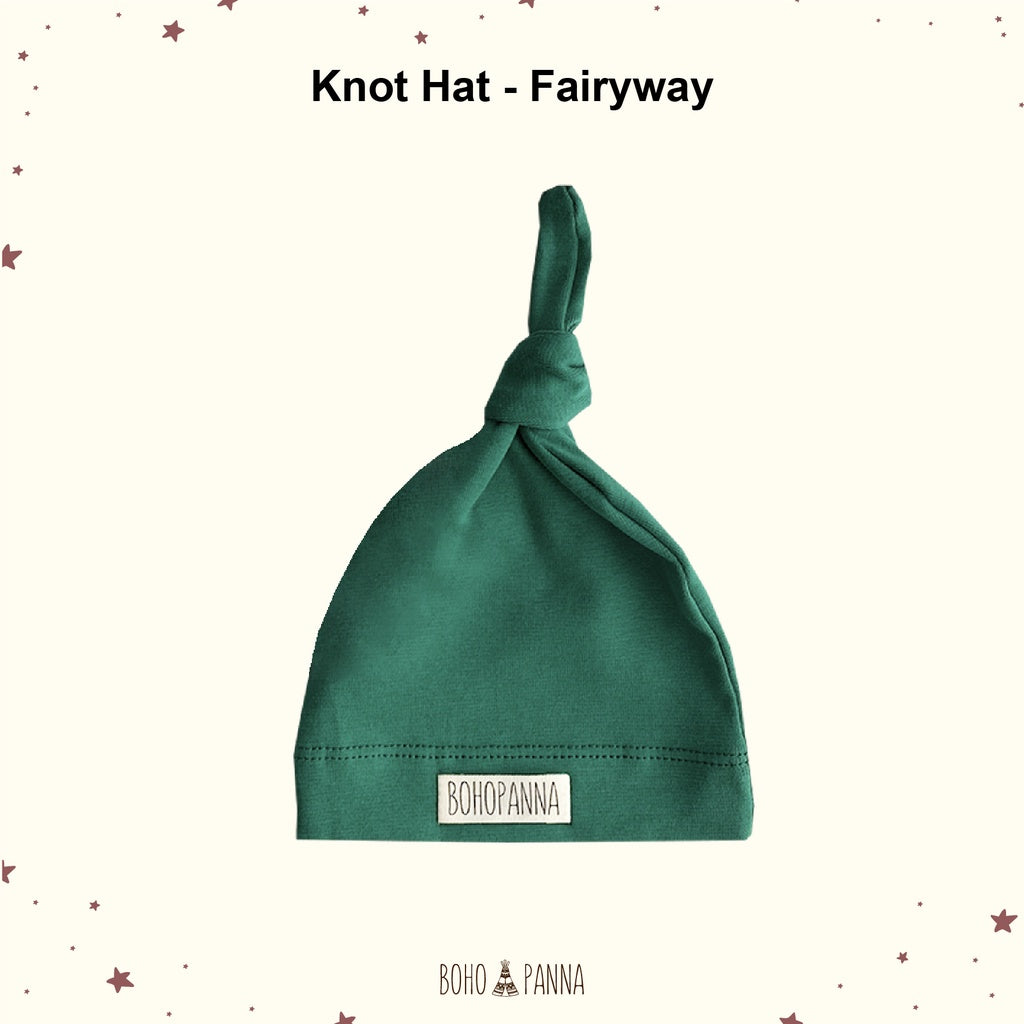 Bohopanna Knot Hat Topi Bayi 0-1 Tahun Polos Motif