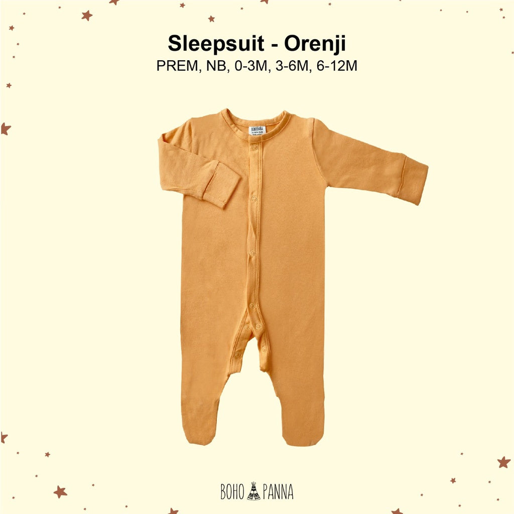 BohoPanna Sleepsuit Print Sleepsuit Bayi 0-1 Year Jumper Anak Katun