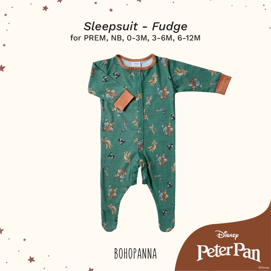 BohoPanna Sleepsuit Print Sleepsuit Bayi 0-1 Year Jumper Anak Katun