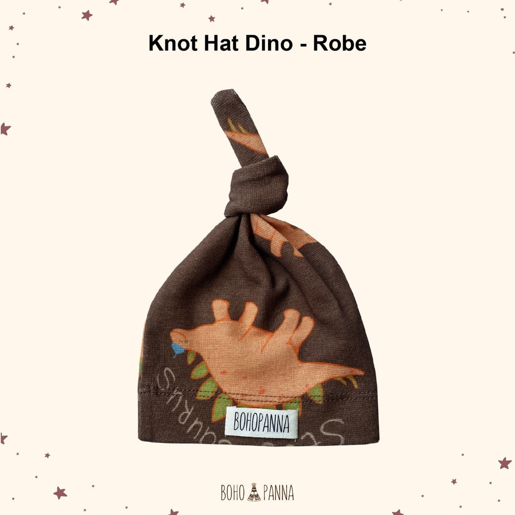 Bohopanna Knot Hat Topi Bayi 0-1 Tahun Polos Motif