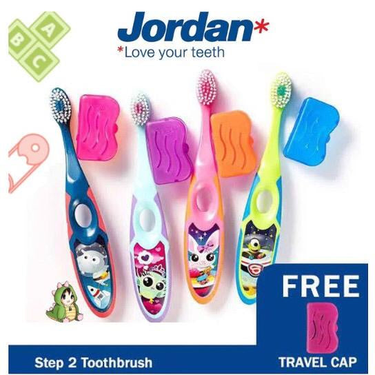 Sikat Gigi Jordan Anak Step 1 / Step 2 / Step 3 / Jordan Toothbrush / Toothpaste / Dewasa / Sikat Gigi Buddy 1-4 Tahun 5-10 Tahun