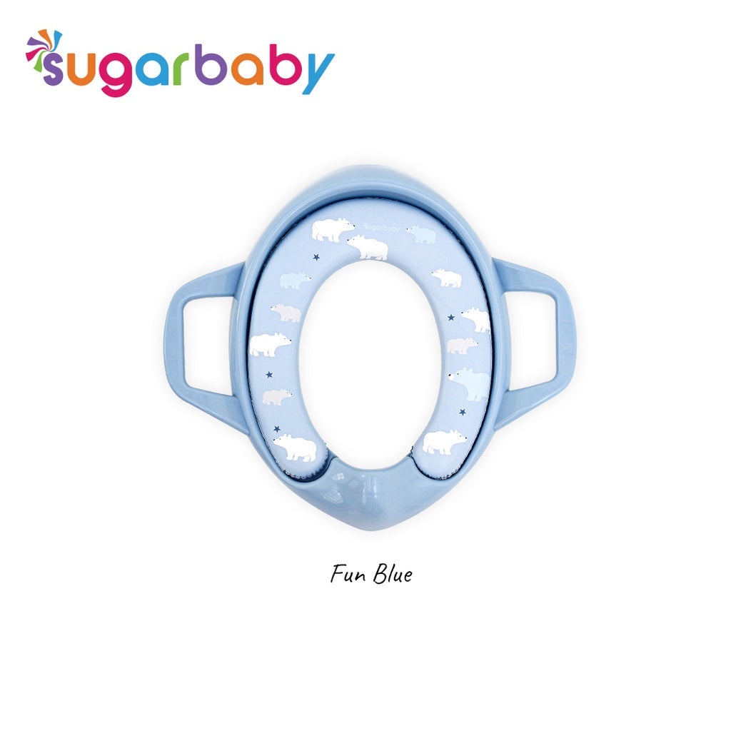 Sugar Baby Potty  handle Seat Toilet Training With Handles & Splash Guard / Dudukan Toilet Anak