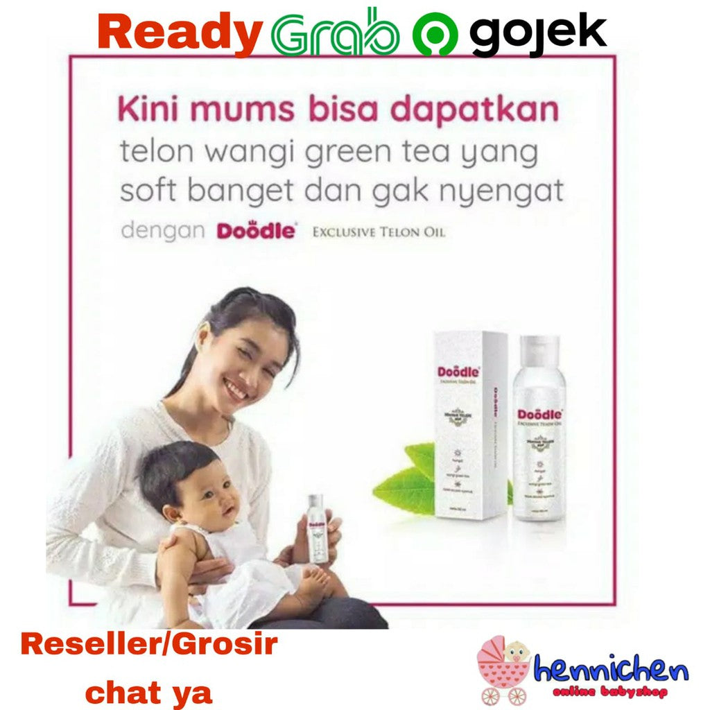 Doodle Exclusive MinyakTelon Doodle Oil 60ml 100ML 250ml TELON DOODLE ROLL ON 10ML TRAVEL SIZE