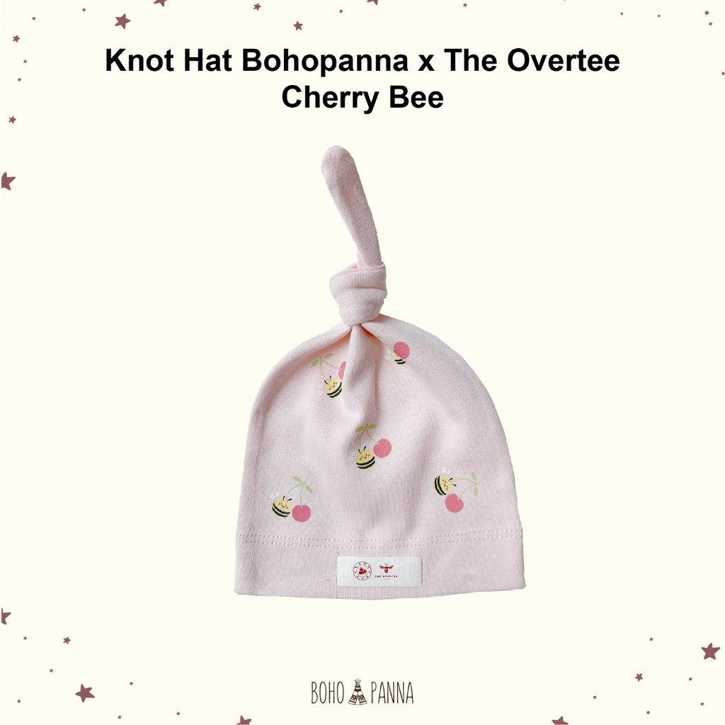 Bohopanna Knot Hat Topi Bayi 0-1 Tahun Polos Motif
