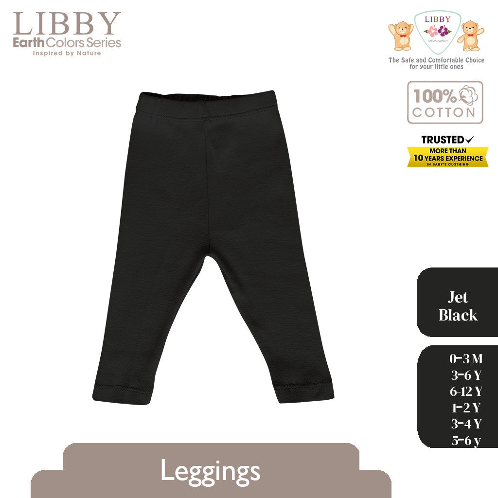 Libby Earth Series Legging Rib Cotton NEW 0 - 6 Years