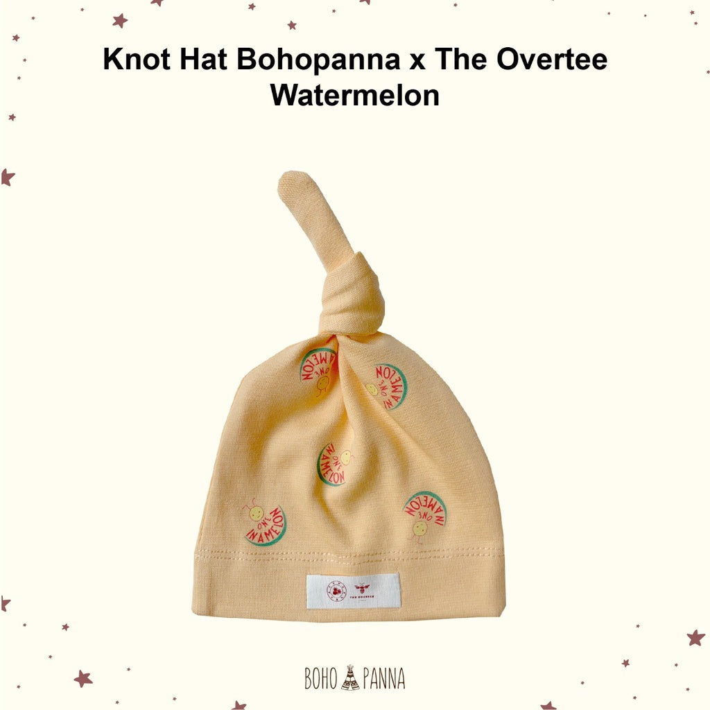 Bohopanna Knot Hat Topi Bayi 0-1 Tahun Polos Motif