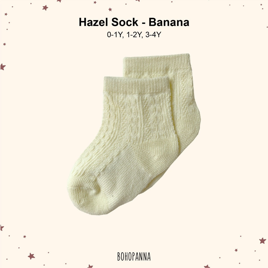 BohoPanna Hazel Socks 0-3Y Rajut Kaos Kaki Sock Bayi Anak