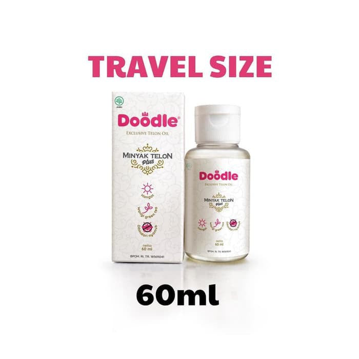 Doodle Exclusive MinyakTelon Doodle Oil 60ml 100ML 250ml TELON DOODLE ROLL ON 10ML TRAVEL SIZE