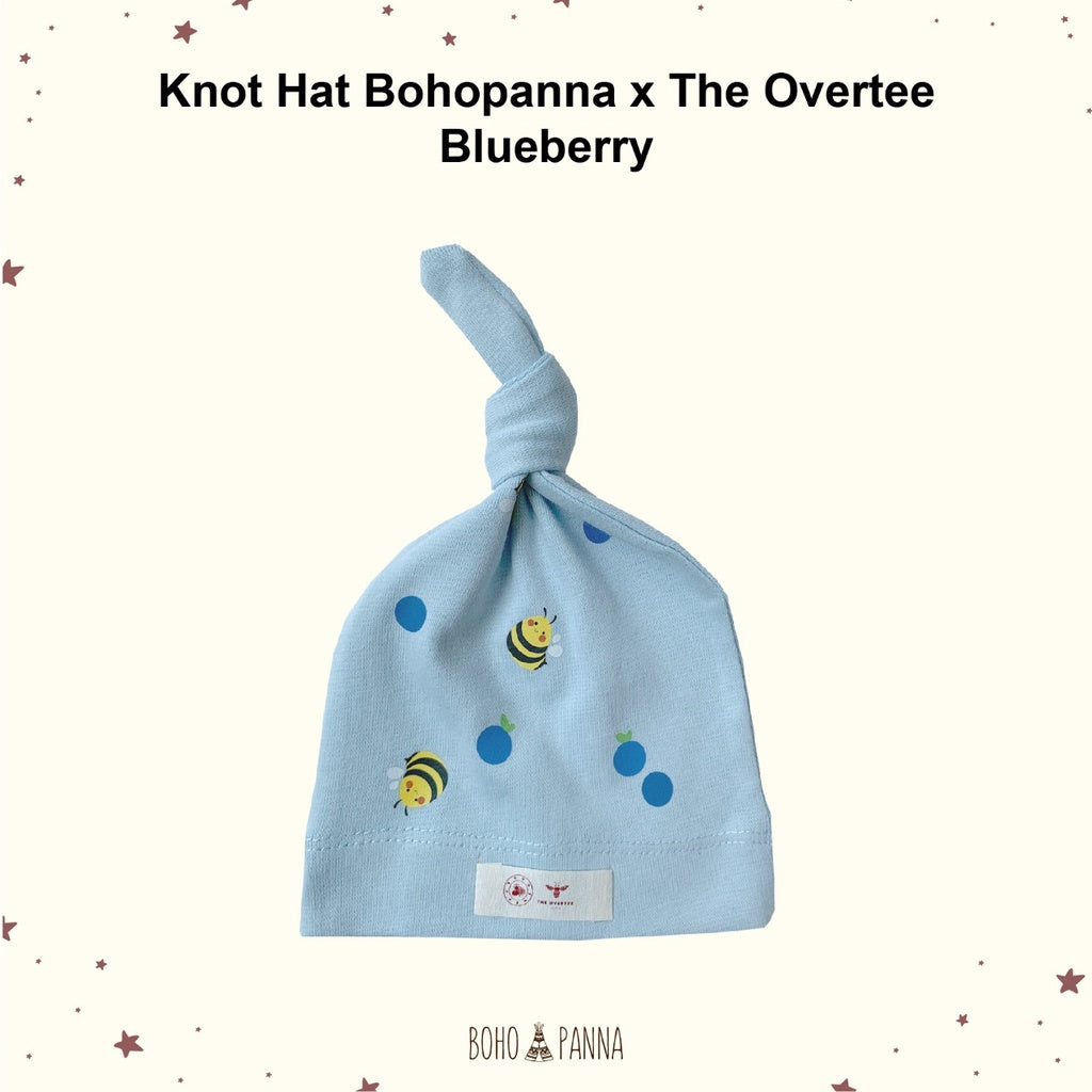 Bohopanna Knot Hat Topi Bayi 0-1 Tahun Polos Motif