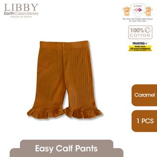 Libby 0-14 Tahun Celana 7/8 Rib Renda Anak Perempuan Easy Calf Pants