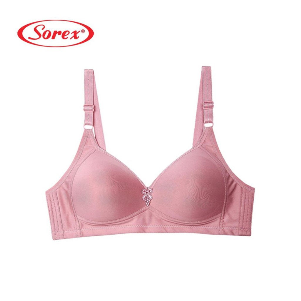 [ PILIH WARNA ] Sorex Bra Tanpa Kawat Super Soft Busa Sedang Setara Cup B BH Harian Simple Polos 17238 / Sorex Bra Tanpa Kawat Super Soft Cup Besar Kait 3 Busa Sedang Basic Harian Nyaman BH 17239