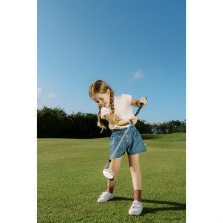 Bohopanna 0-14 Tahun Amarilis Denim Pant / Stella Celana Pendek Highwaist Anak Perempuan