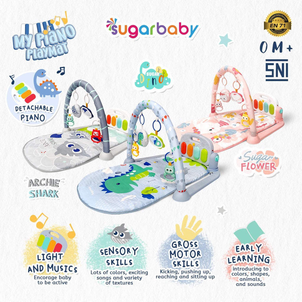 Sugar Baby All in 1 Piano Playmat / Spacebaby Mastela Smartstart Playgym / SpaceBaby SB8017 SB8013