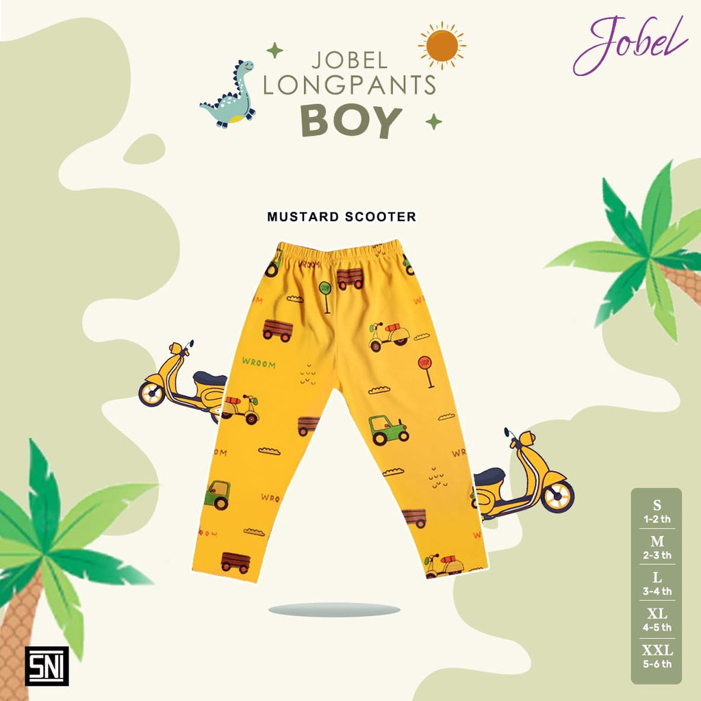 Jobel 1pcs 1-6 tahun Longpants Adventure Edition Celana Panjang Bayi Anak by Kazel