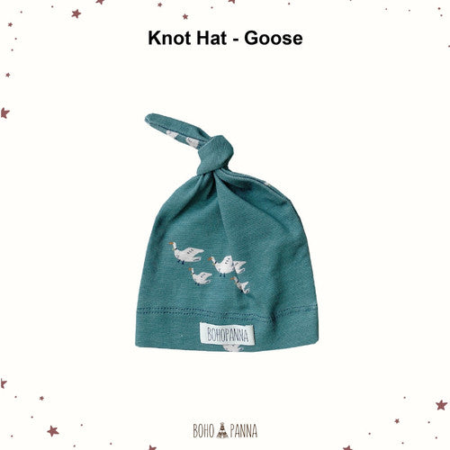 Bohopanna Knot Hat Topi Bayi 0-1 Tahun Polos Motif