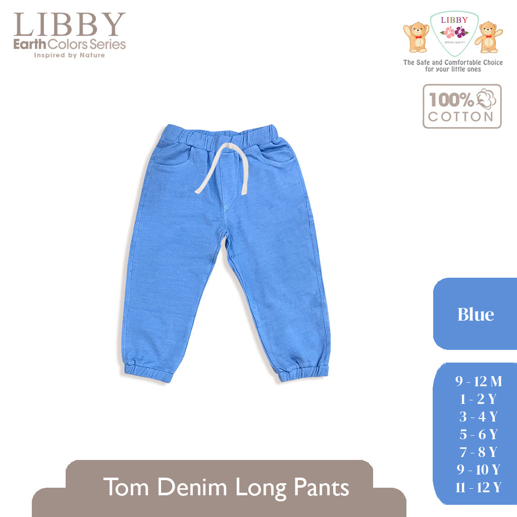 Libby Tom Denim / Long Denim 9 Bulan - 12 Tahun Celana Panjang Denim Anak Unisex Earth Series