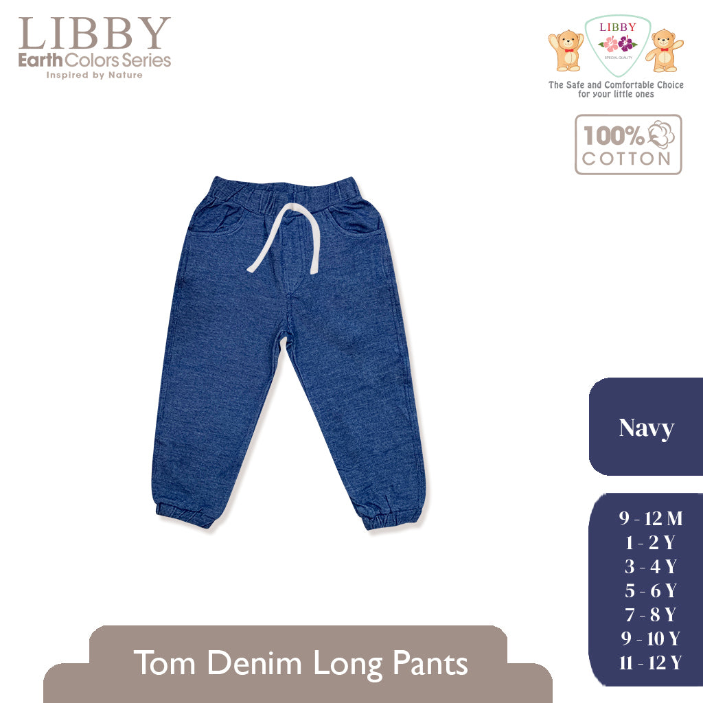 Libby Tom Denim / Long Denim 9 Bulan - 12 Tahun Celana Panjang Denim Anak Unisex Earth Series
