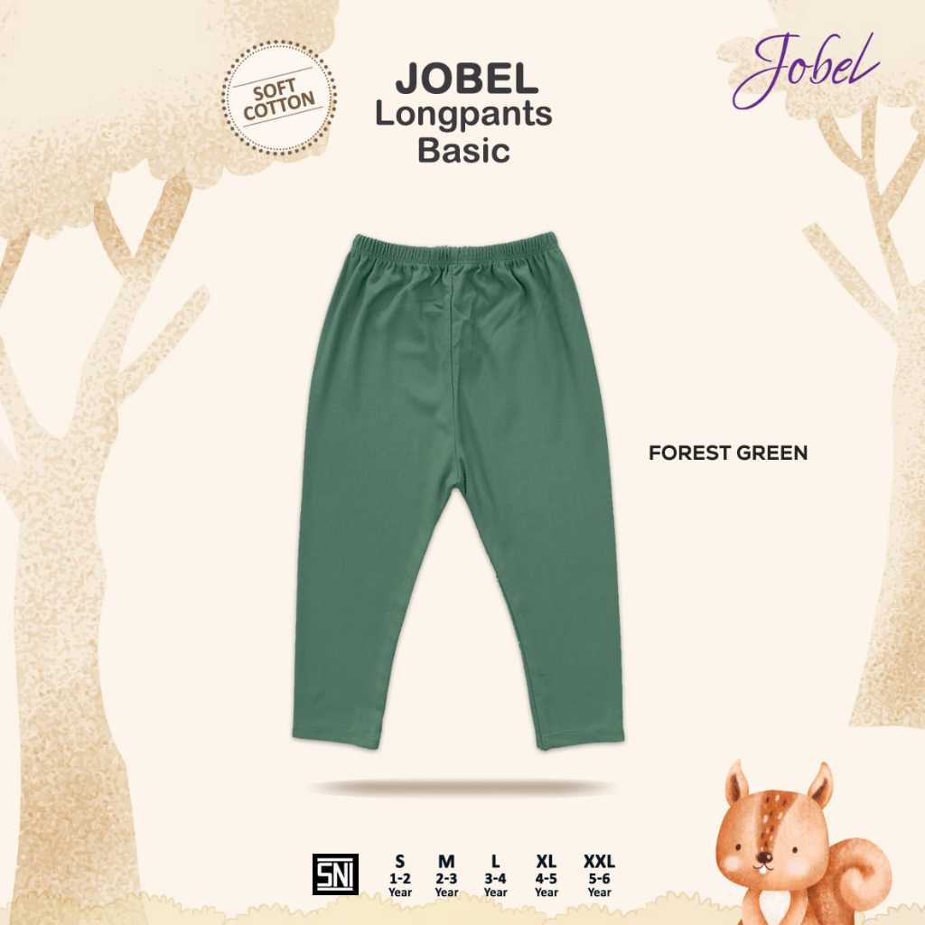 Jobel Longpants Basic 1-9 Tahun Celana Panjang Polos Katun Fashion Anak