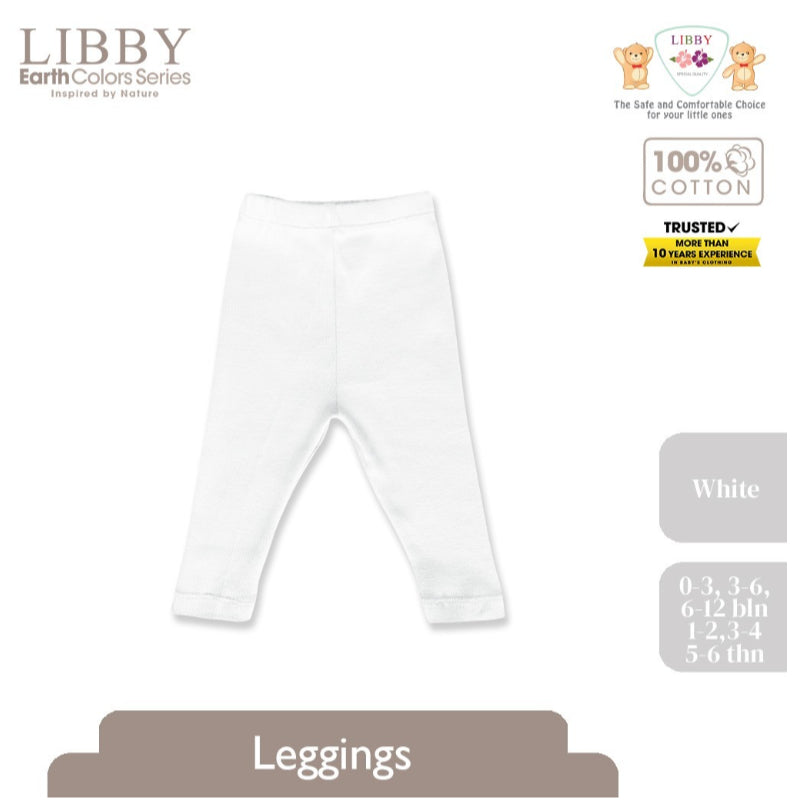 Libby Earth Series Legging Rib Cotton NEW 0 - 6 Years