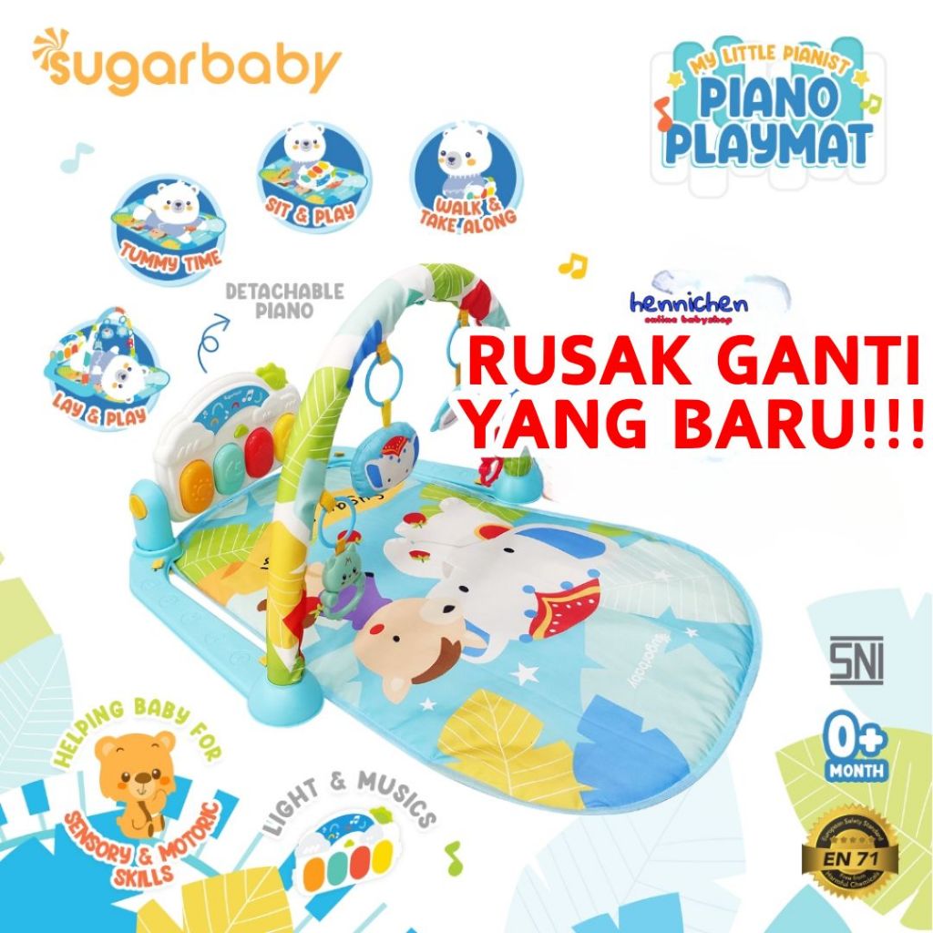 Sugar Baby All in 1 Piano Playmat / Spacebaby Mastela Smartstart Playgym / SpaceBaby SB8017 SB8013