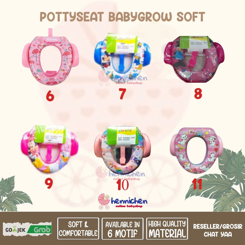 Sugar Baby Potty  handle Seat Toilet Training With Handles & Splash Guard / Dudukan Toilet Anak