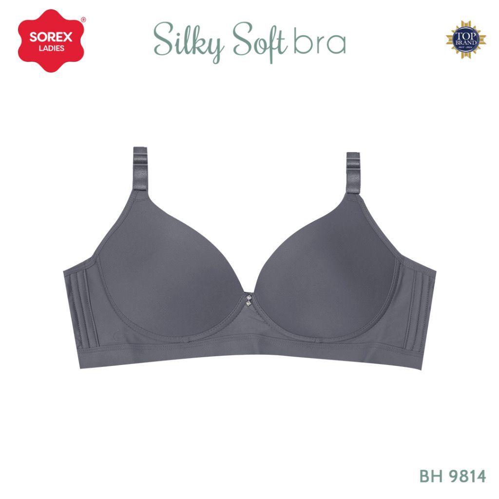 [ PILIH WARNA ] Sorex Bra Cup Besar Tanpa Kawat Busa Kait 3 Setara Cup B-C Silky Soft Bra Harian BH 9814 / Sorex Bra Cup Besar Tanpa Kawat Busa Kait 3 Setara Cup B-C Silky Soft Bra Harian BH 9815 99183