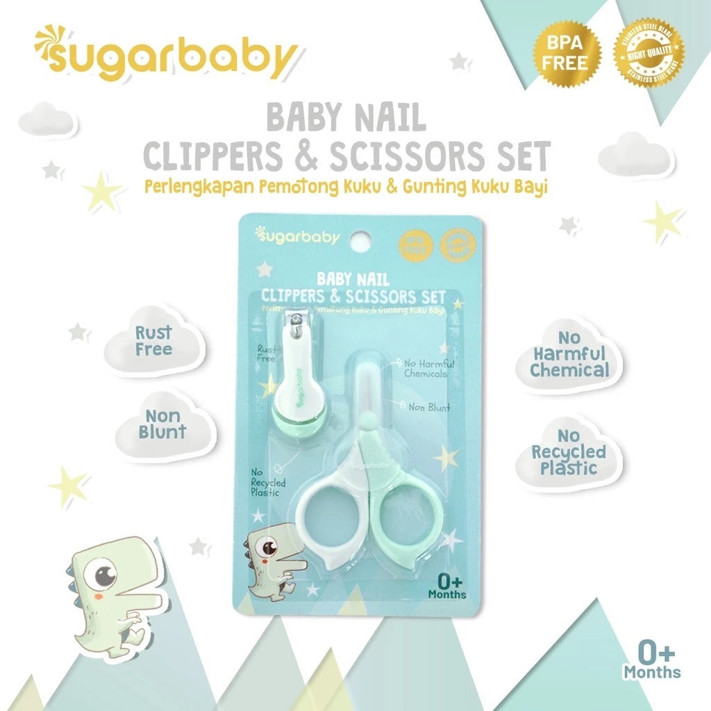 Sugar Baby Manicure 4in1 Baby Nail & Hair Kits (Perlengkapan Perawatan Kuku dan Rambut Bayi 4in1) Manicure