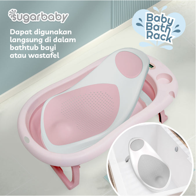 Sugar Baby Bath Rack/ Alas Mandi Bayi / Baby Bather / Alas Bak Mandi Bayi / Dudukan Bak Mandi Bayi