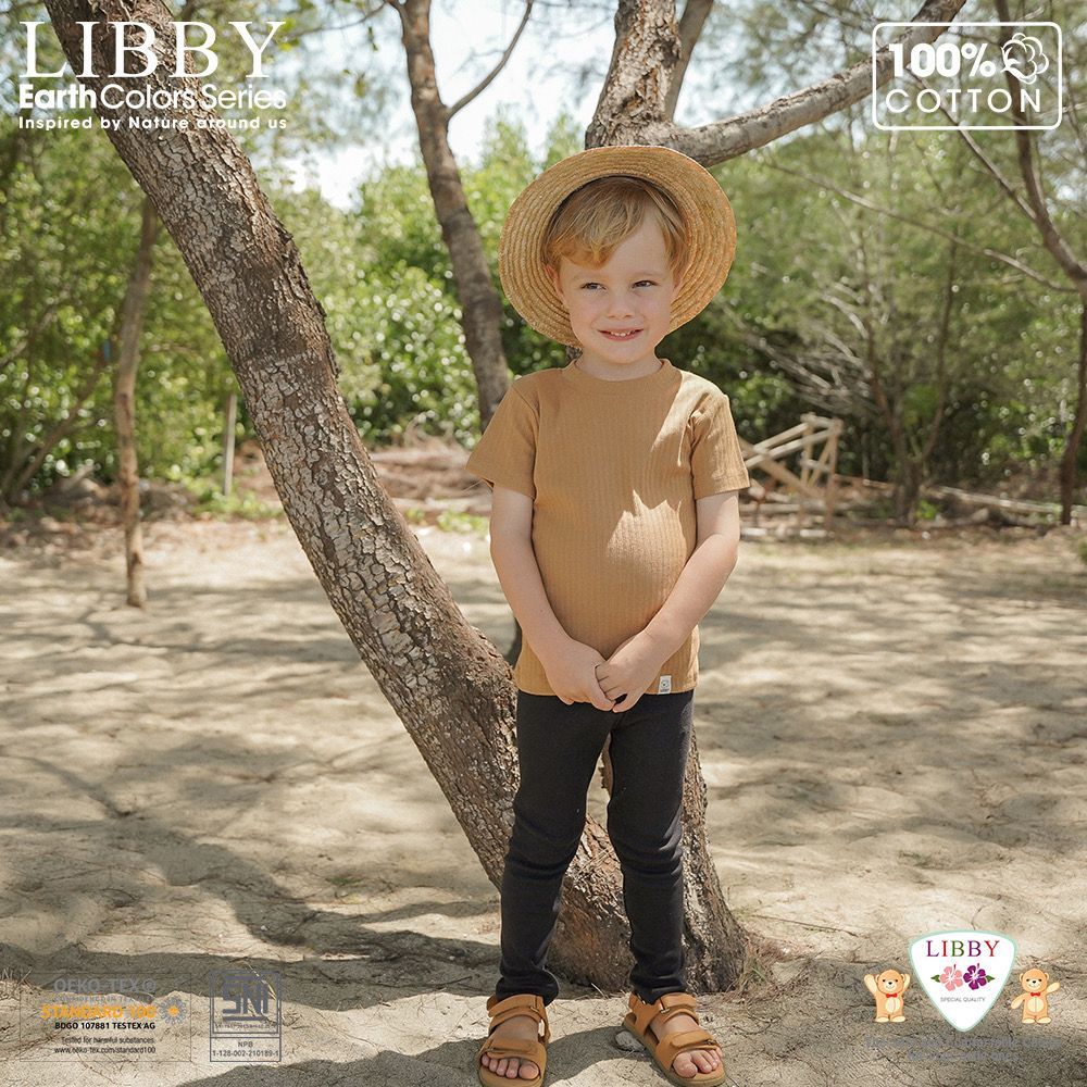 Libby Earth Series Legging Rib Cotton NEW 0 - 6 Years