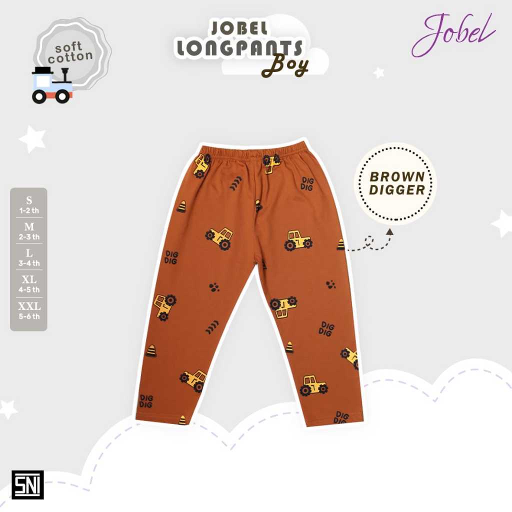 Jobel 1pcs 1-6 tahun Longpants Adventure Edition Celana Panjang Bayi Anak by Kazel