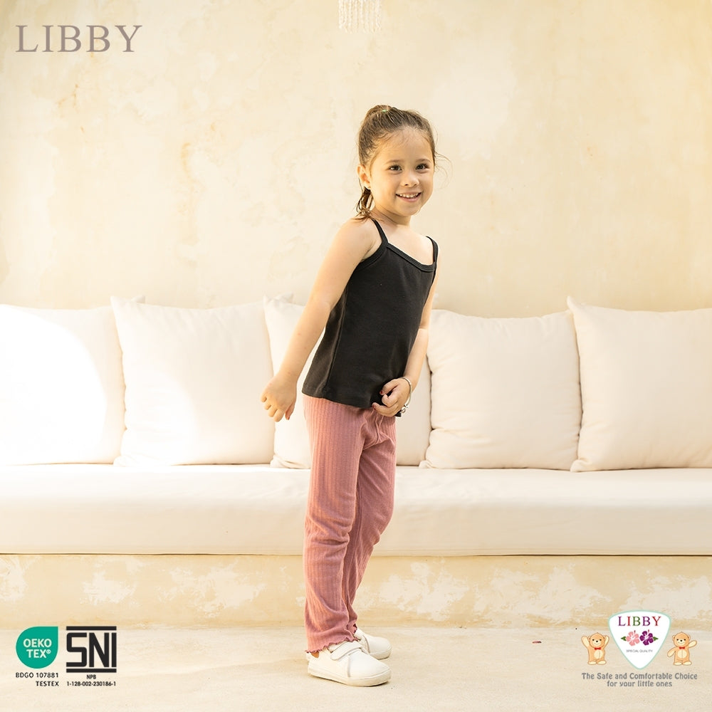 LIBBY Atasan Anak Perempuan Tanktop Polos Usia 9 Bulan - 14 Tahun (1PCS)