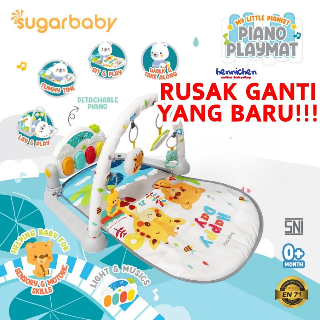 Sugar Baby All in 1 Piano Playmat / Spacebaby Mastela Smartstart Playgym / SpaceBaby SB8017 SB8013