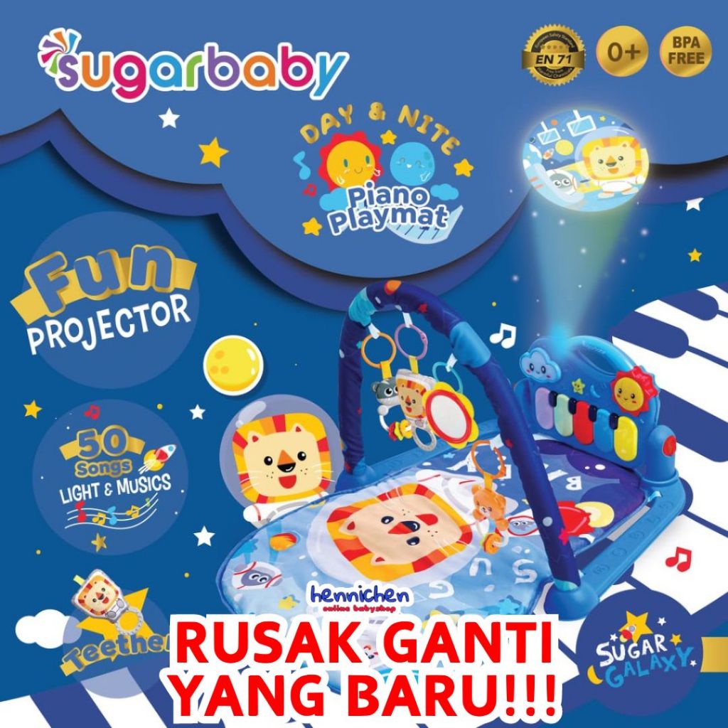 10in1 Sugar Baby / Mastela PREMIUM Bouncer Bayi Premium Rocker dgn Extra Large Seat