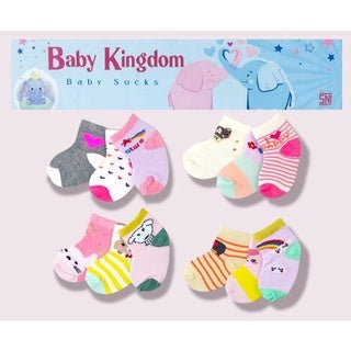 BANYAK MOTIF RANDOM PROMO1.1   MURAH 3 Pcs Kaos Kaki baby WINTEKU newborn size 0-6 Bulan
