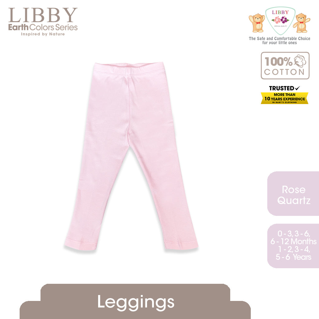 Libby Earth Series Legging Rib Cotton NEW 0 - 6 Years