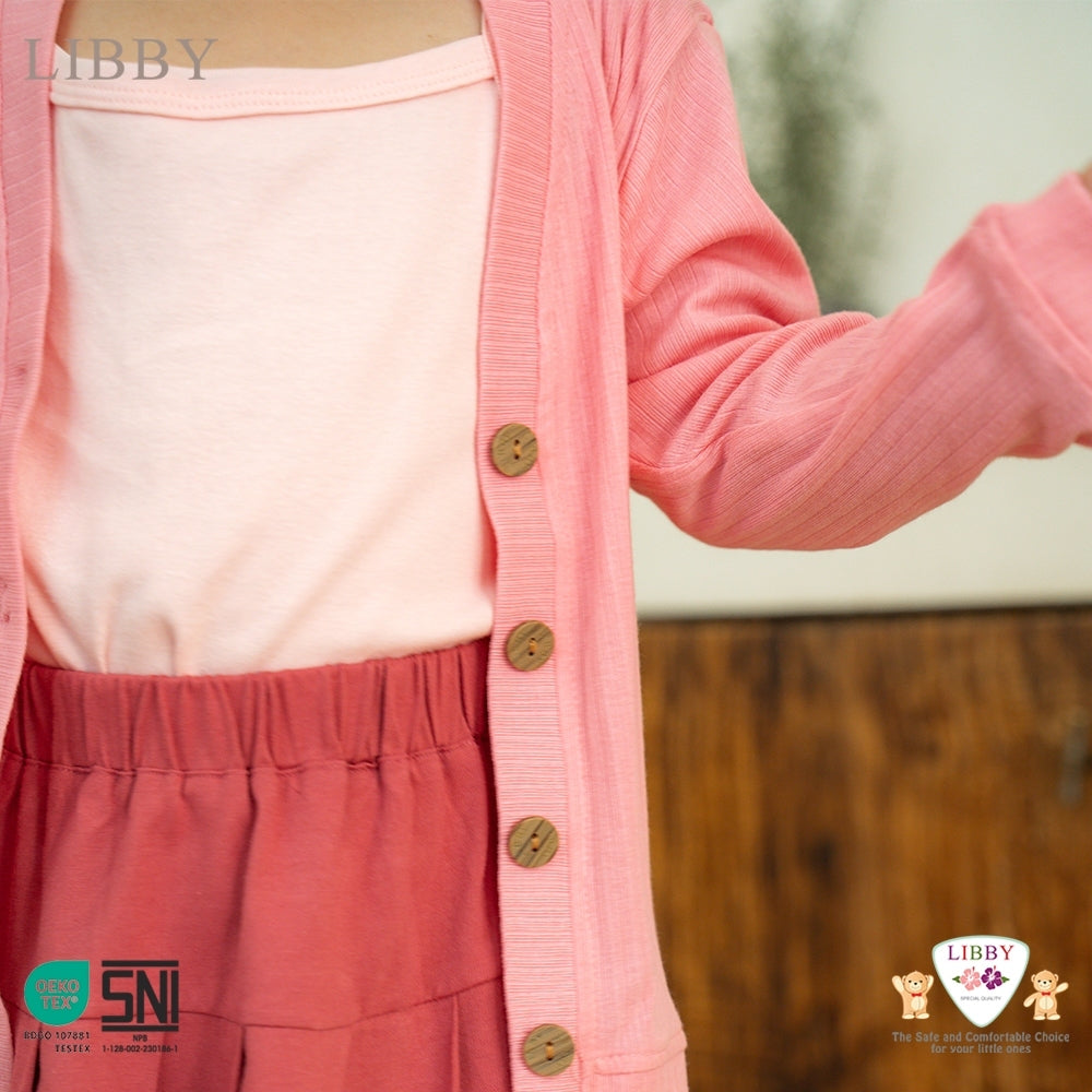 LIBBY Atasan Anak Perempuan Tanktop Polos Usia 9 Bulan - 14 Tahun (1PCS)