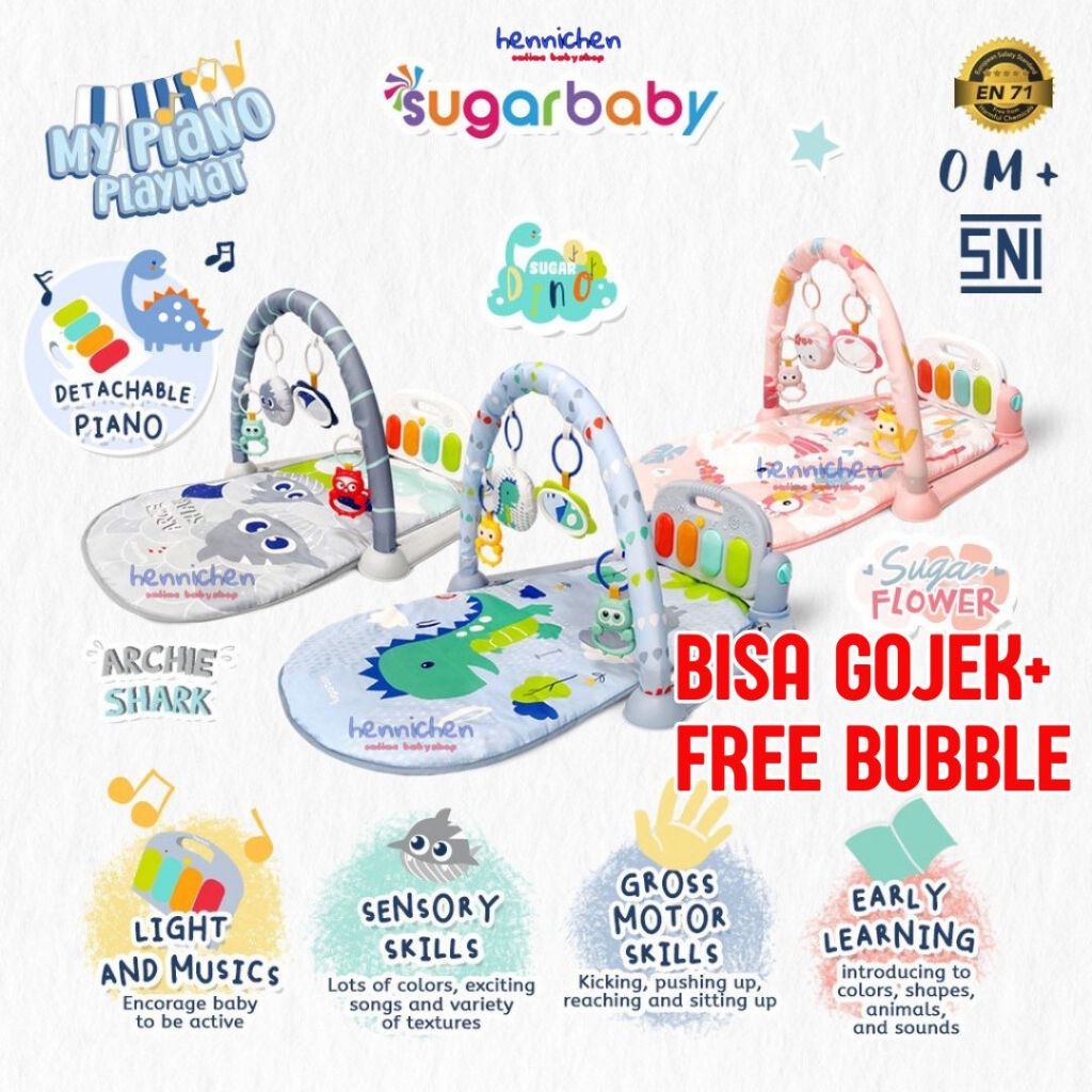 Sugar Baby All in 1 Piano Playmat / Spacebaby Mastela Smartstart Playgym / SpaceBaby SB8017 SB8013