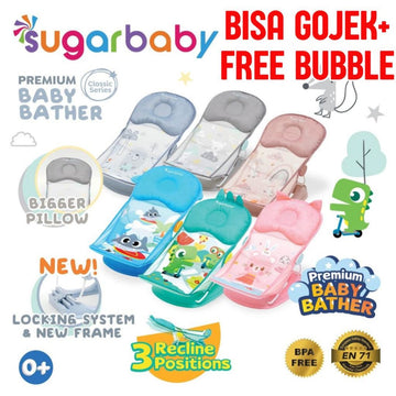 Sugar Baby Baby Bather Tempat Mandi Bayi / Spacebaby / snuggle Smartstart Mastela Baby Bather 2in1
