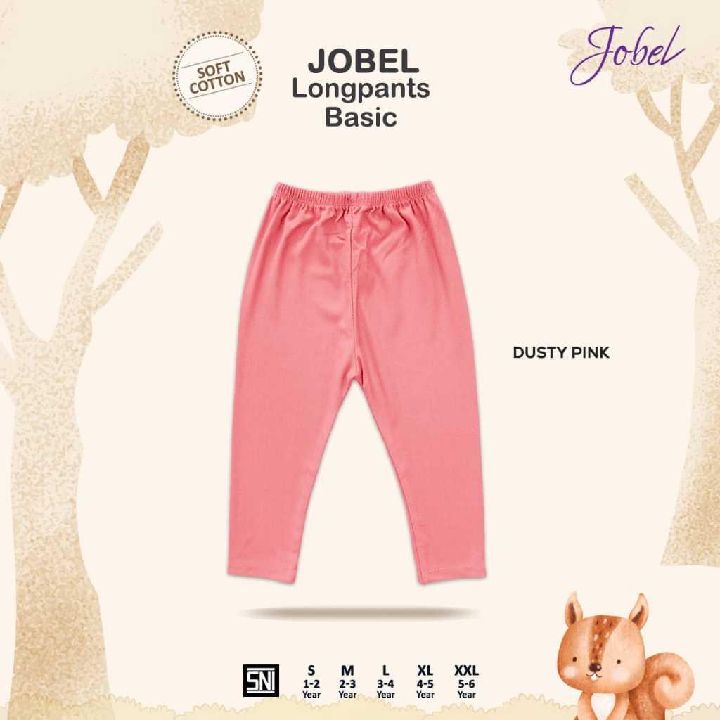 Jobel Longpants Basic 1-9 Tahun Celana Panjang Polos Katun Fashion Anak