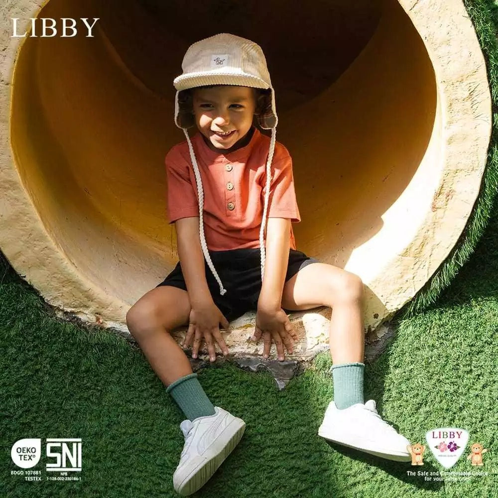 Libby Coco Shirt 9 Bulan - 10 Tahun Coco Shirt Polo Anak Kerah Bulat / Basic Collar Polo
